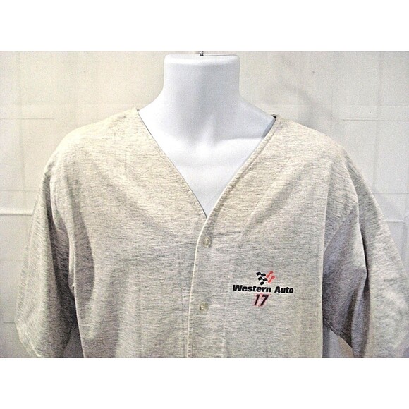 Darrell Waltrip Jersey Vintage 93 L Motorsport Traditions Western Auto Button Up - Picture 2 of 7